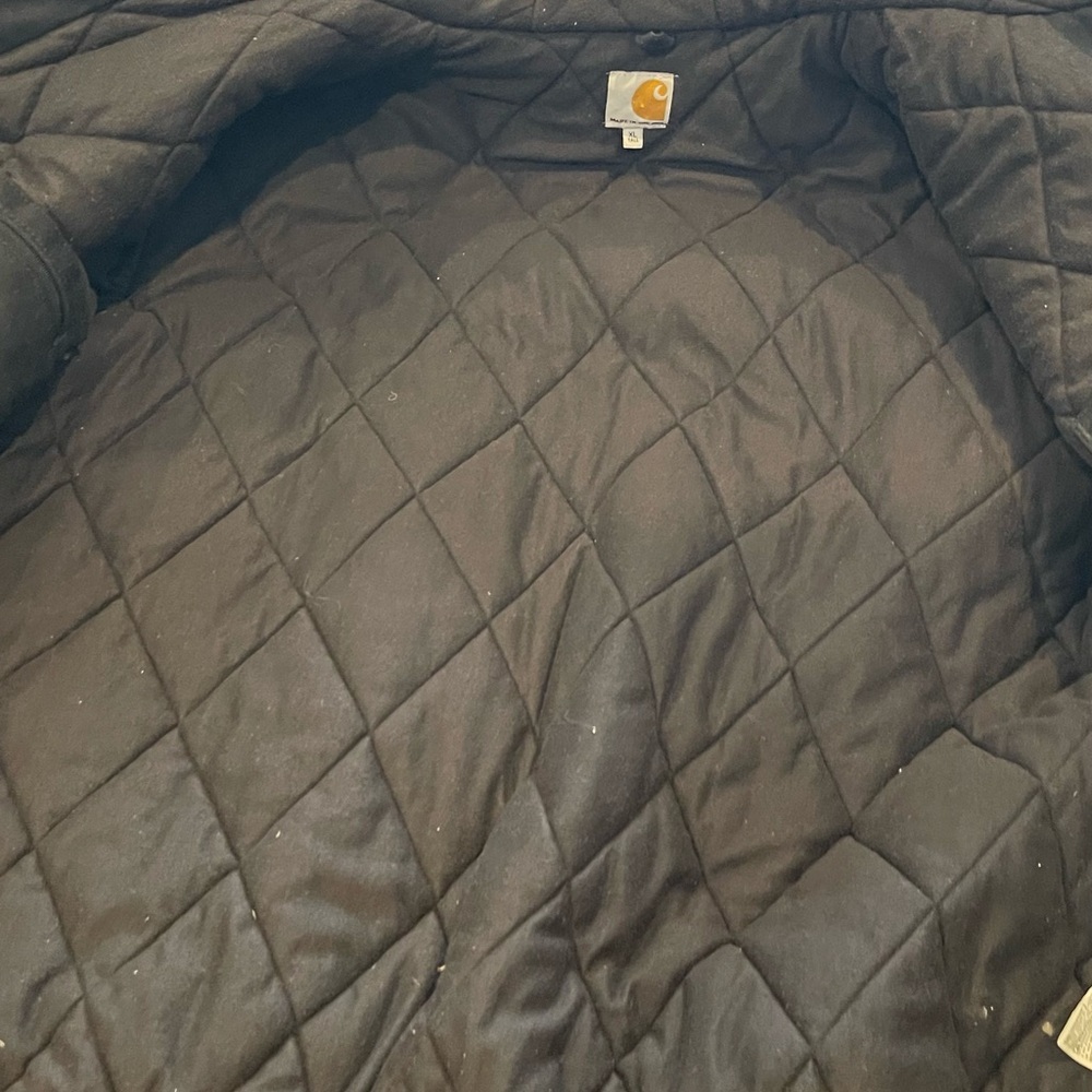 Carhartt Men's Dark Blue Hooded Jacket - Picture 3 of 4
